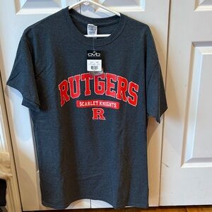 Gildan Gray T-Shirt with Red Print